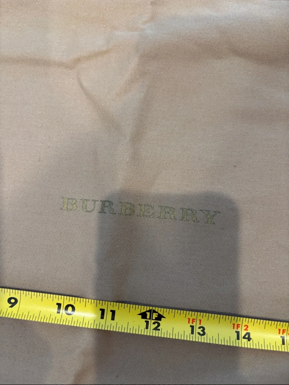 Burberry Tan Dust Bag - Picture 2 of 3